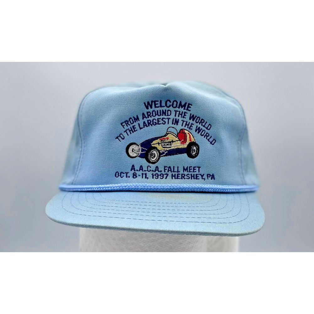Vintage 1997 AACA Fall Meet Hershey PA Car‎ Race Snapback Hat